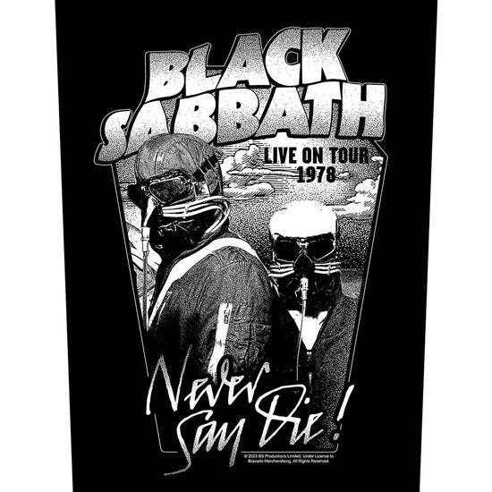 Back Patch - Black Sabbath - Never Say Die