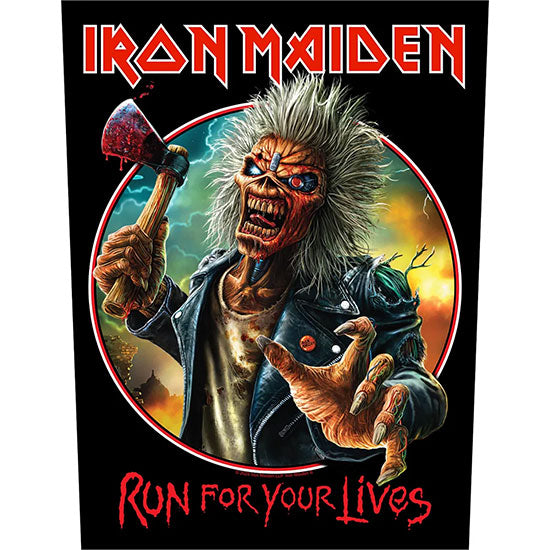 Back Patch - Iron Maiden - Run For Your Lives