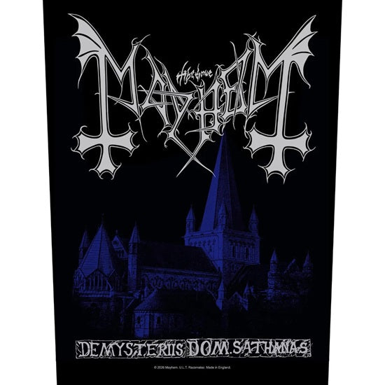 Back Patch - Mayhem - De Mysteriis Dom Sathanas