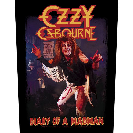 Back Patch - Ozzy Osbourne - Diary Of A Madman