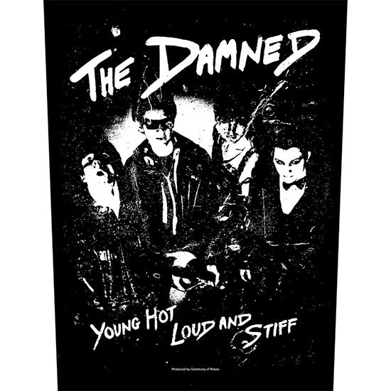 Back Patch - The Damned - Young, Hot, Loud, and Stiff