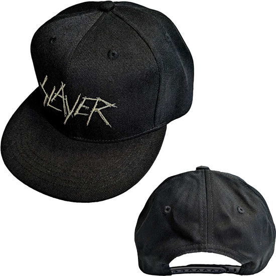 Baseball Hat - Slayer - Scratchy Logo - Flat Brim