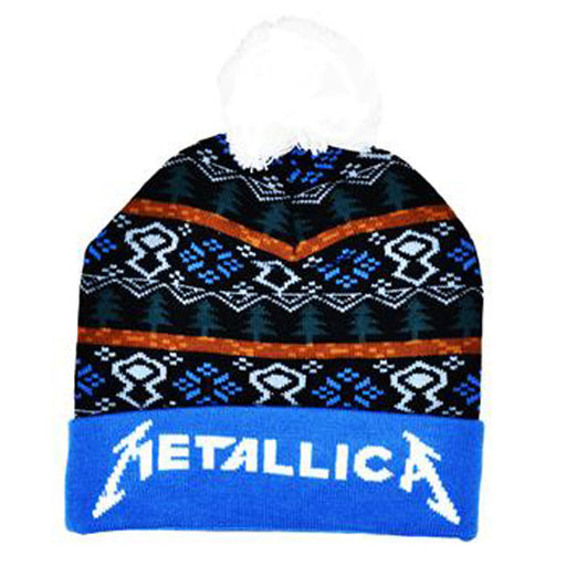 Beanie - Metallica - Logo - Winter Pom