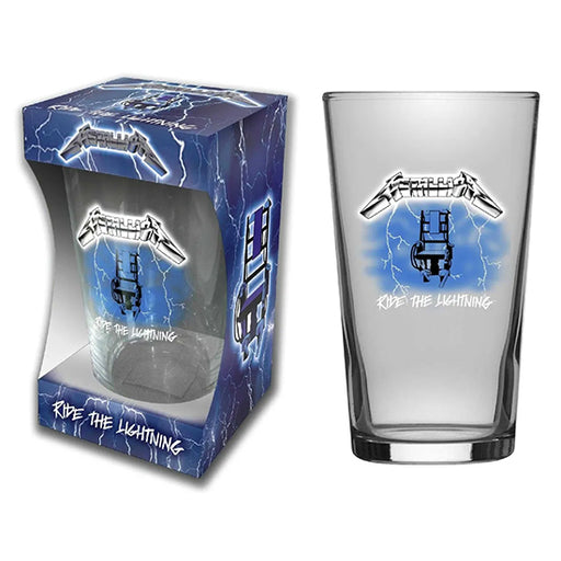 Beer Glass - Metallica - Ride The Lightning