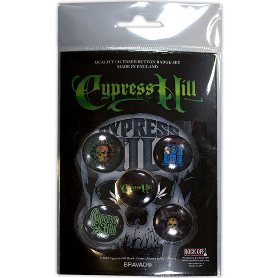 Button Badge Set - Cypress Hill - Logos