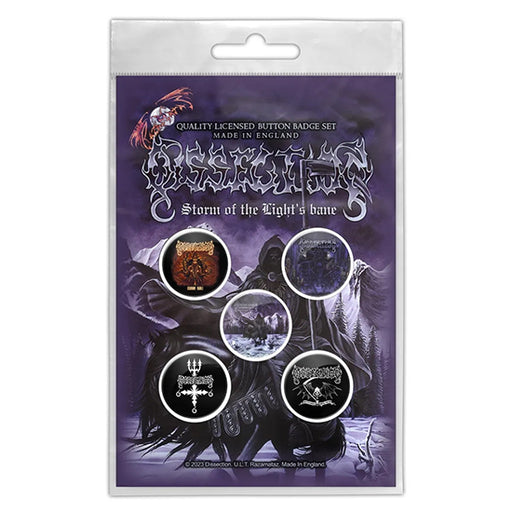 Button Badge Set - Dissection - Storm of the Lights Bane
