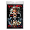 Button Badge Set - Iron Maiden - Run For Your Lives