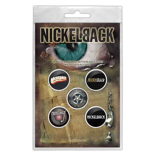 Button Badge Set - Nickelback - Silver Side Up