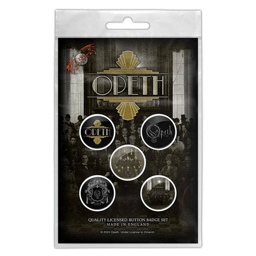 Button Badge Set - Opeth - The Last Will and Testament