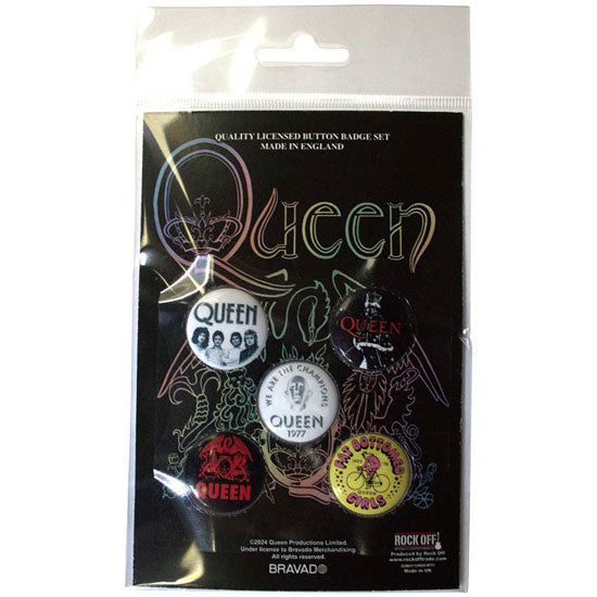 Button Badge Set - Queen - Fat Bottomed Girls