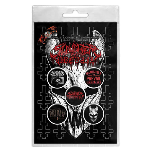 Button Badge Set - Slaughter To Prevail - Logo