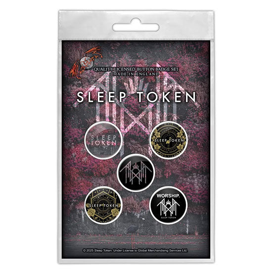 Button Badge Set - Sleep Token - Even In Arcadia
