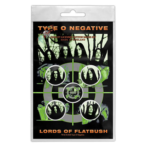 Button Badge Set - Type O Negative - Lords of Flatbush