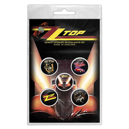Button Badge Set - ZZ Top - Eliminator
