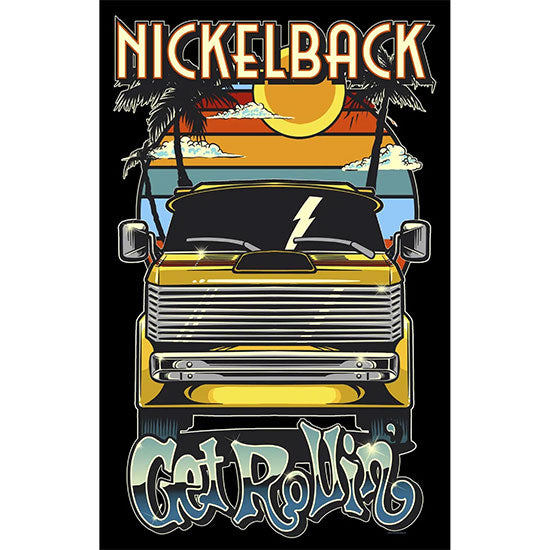 Deluxe Flag - Nickelback - Get Rollin'