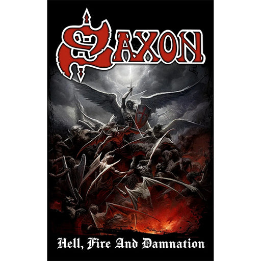 Deluxe Flag - Saxon - Hell, FIre and Damnation