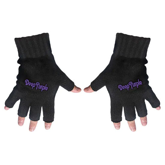 Gloves - Deep Purple - Logo