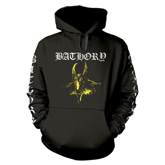Hoodie - Bathory - Goat - Yellow - Pullover - Front