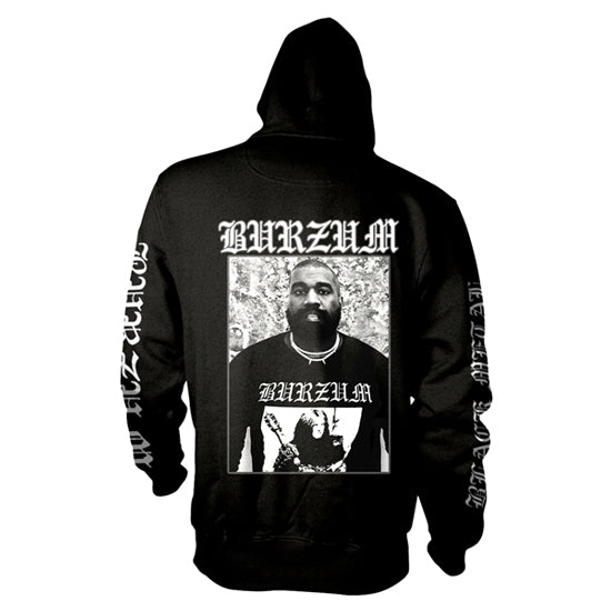 Hoodie - Burzum - Black Metal -  Zip - Back