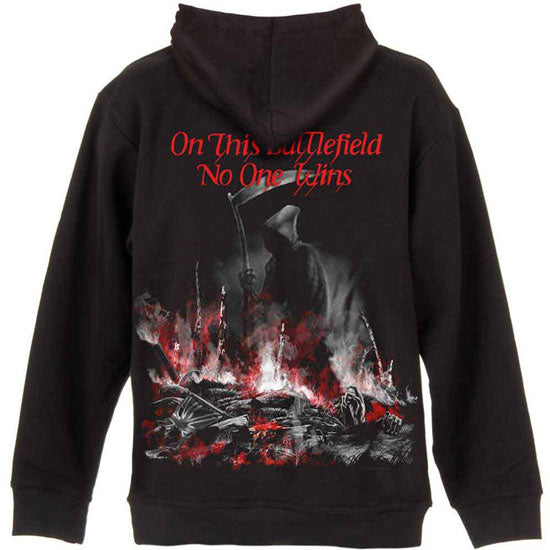 Hoodie - Iron Maiden - Scuffed Trooper - Zip - Back