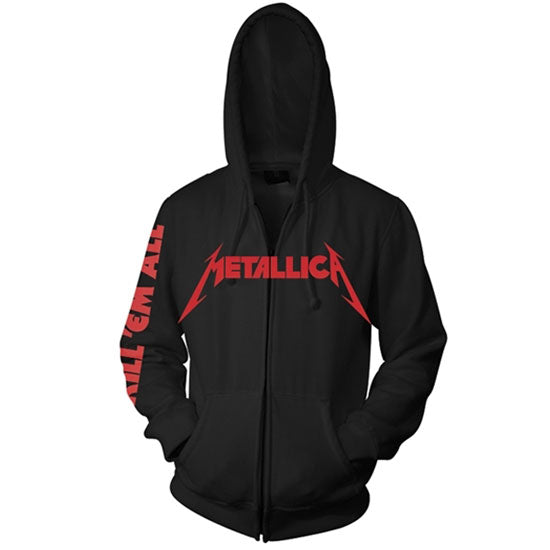 Hoodie - Metallica - Kill 'Em All - Zip - Front