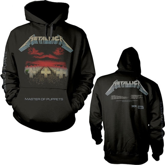 Hoodie - Metallica - Master Of Puppets - Tracks - Pullover