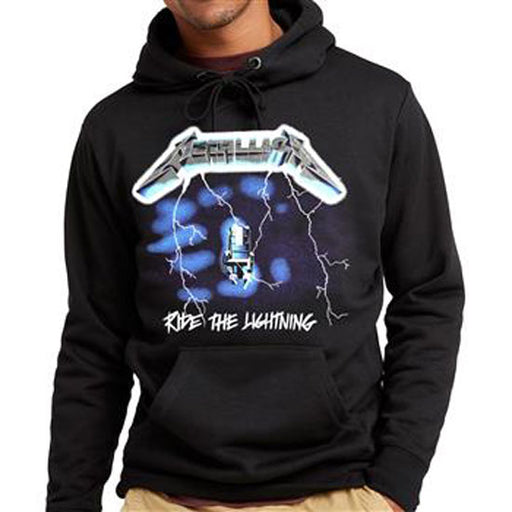 Hoodie - Metallica - Ride The Lightning - Front Print Only - Pullover