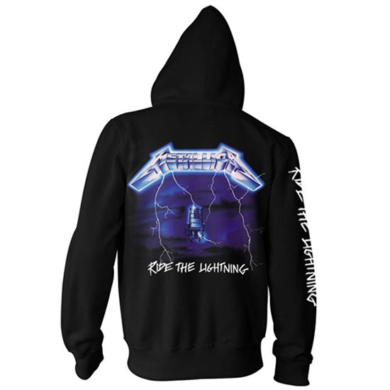 Hoodie - Metallica - Ride The Lightning - Zip - Back
