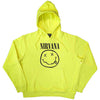 Hoodie - Nirvana / KC - Inverse Happy Face - Neon Yellow - Pullover