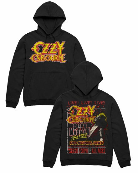 Hoodie - Ozzy Osbourne - Diary Tour - Pullover