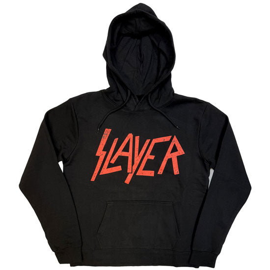 Hoodie - Slayer - Distressed Logo - Pullover