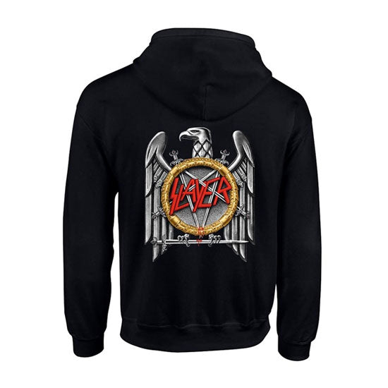 Hoodie - Slayer - Eagle - Zip - Back