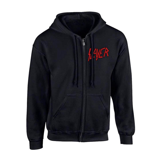 Hoodie - Slayer - Eagle - Zip - Front