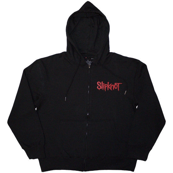 Hoodie - Slipknot - Skull Teeth - Zip - Front