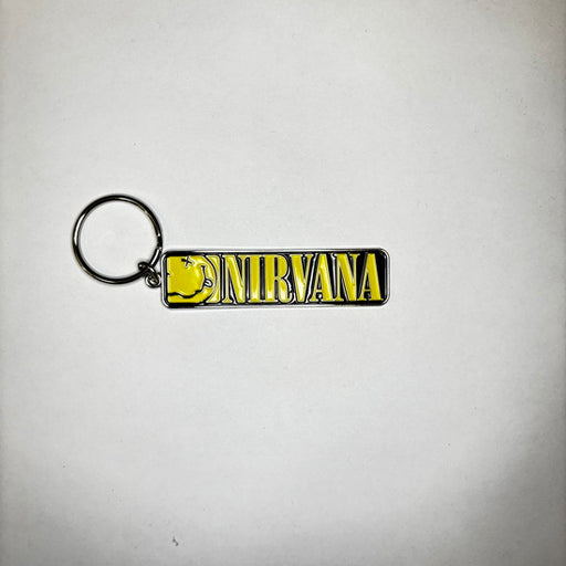 Key Ring - Nirvana - Logo & Happy Face