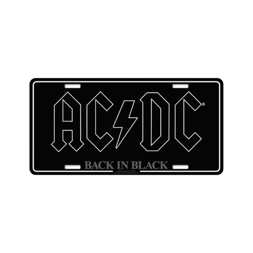License Plate - ACDC - Back In Black