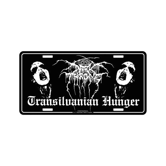 License Plate - Darkthrone - Transilvanian Hunger