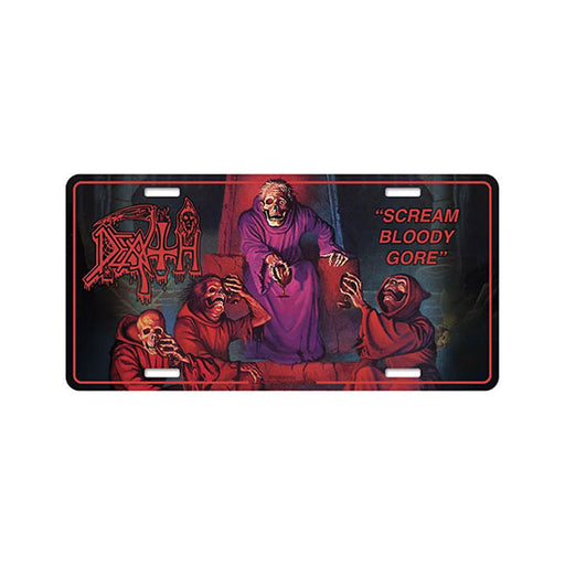 License Plate - Death - Scream Bloody Gore