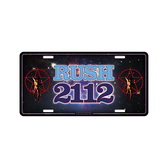 License Plate - Rush - 2112