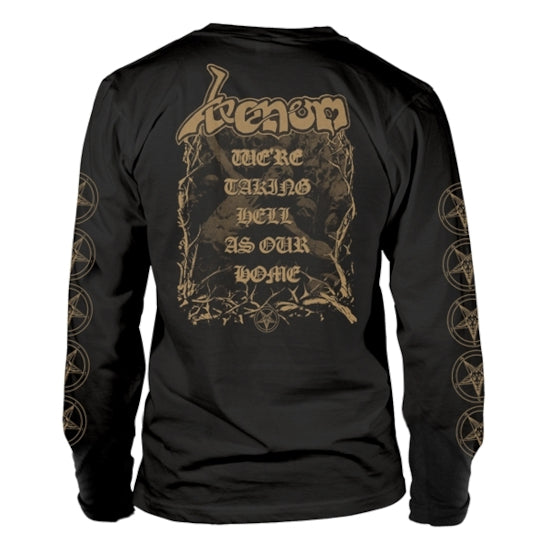 Long Sleeves - Venom - Welcome To Hell Gold - Back