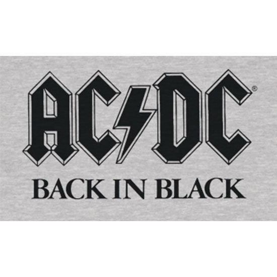Long Sleeves - ACDC - Back In Black - Grey - Image