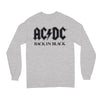 Long Sleeves - ACDC - Back In Black - Grey