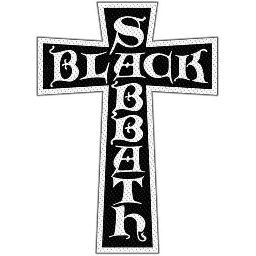 Patch - Black Sabbath - Cross Logo Cut-Out