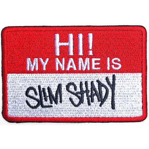Patch - Eminem - Slim Shady Name Badge
