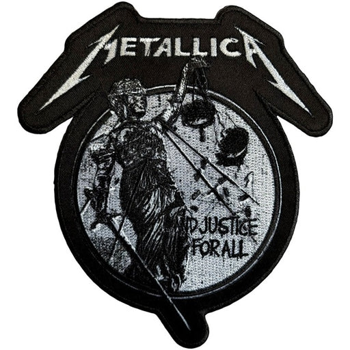 Patch - Metallica - Justice Mono Cut-Out