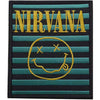 Patch - Nirvana - Logo and Happy Face Stripes