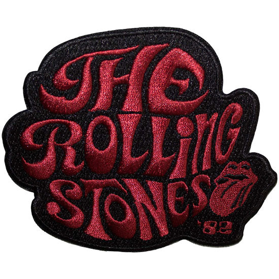 Patch - The Rolling Stones - Swirl Logo '82