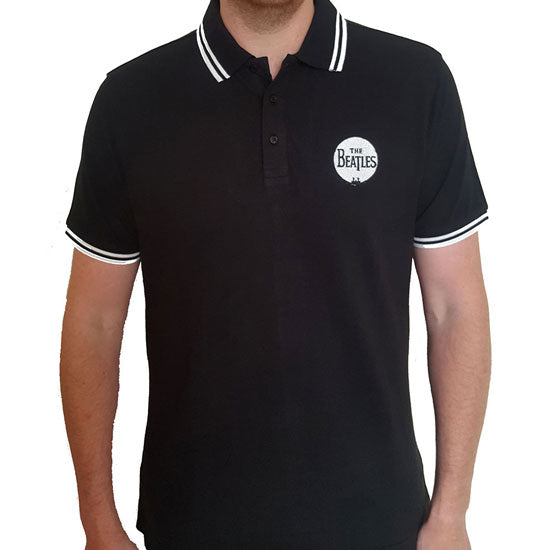 Polo Shirt - The Beatles - Drum Logo - Model