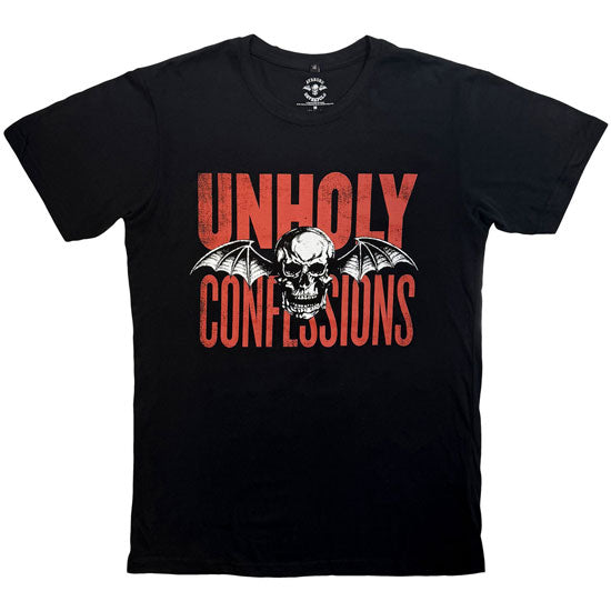 Premium Carbon Tee - Avenged Sevenfold - Unholy Confessions - Front
