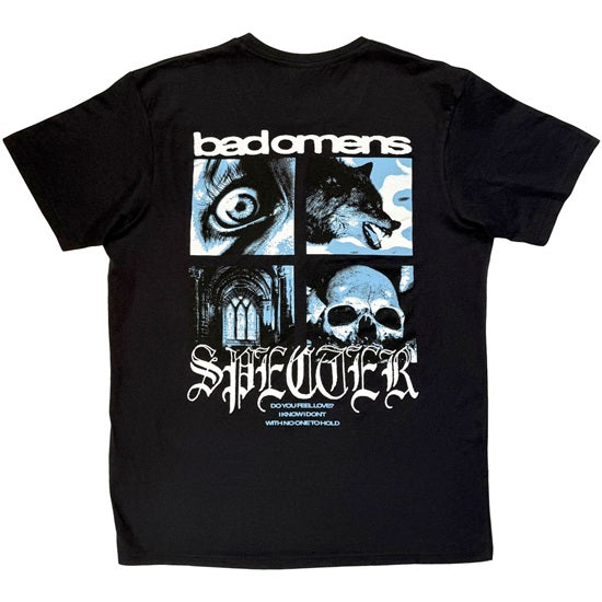 Premium Carbon Tee - Bad Omens - Specter Collage - Back